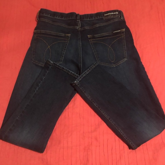 CALVIN KLEIN STRAIGHT LEG JEANS SIZE 33 INSEAM 32 - Picture 11 of 15